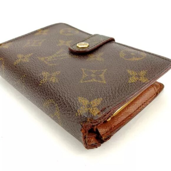 Louis Vuitton Wallet Purse Coin purse Monogram Brown Woman Authentic Used Y4608 - Picture 3 of 6